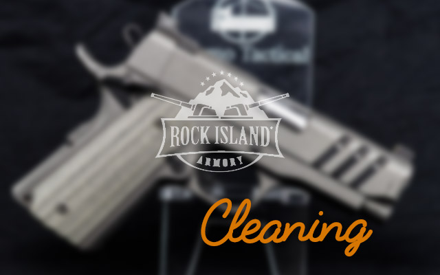 Rock Island 1911 w. Rail cleaning