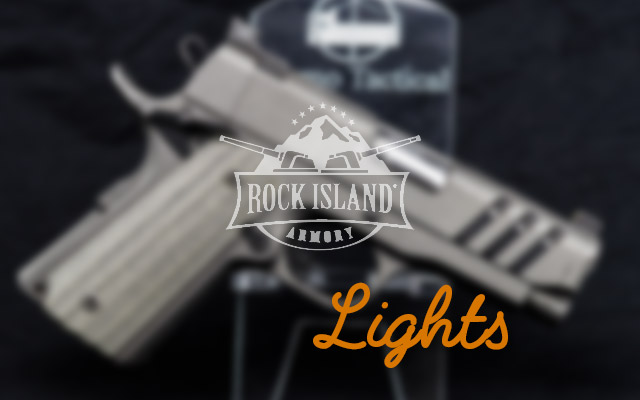 Rock Island 1911 w. Rail lights